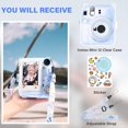 thumbnail image 3 of Clear Case for Fuji Instax Mini 12/Polaroid Mini 12, Case for Fujifilm Instax Mini 12 Instant Camera with Back, 3 of 5