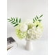 thumbnail image 4 of XmhyTop 3 piezas de flores de hortensia artificiales de 21 pulgadas, grandes, naturales, realistas, de tacto real (rosa), 4 of 5