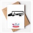 thumbnail image 1 of Transporte aéreo en camiones Tarjetas de cumpleaños en sobres en blanco, 1 of 4