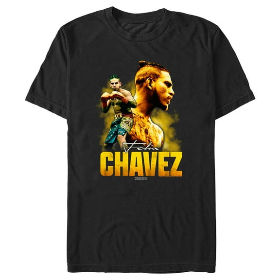 Men's Creed III Felix Chavez Portrait  Graphic Tee Black 2X Large