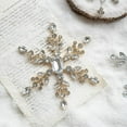 thumbnail image 6 of RyanK Christmas Pendant,Christmas Gifts,Christmas Decorations,New Christmas Metal Wrought Iron Diamond Snowflake Christmas Tree Decoration Snowflake Ins Snowflake Pendant Layout Silver, 6 of 6