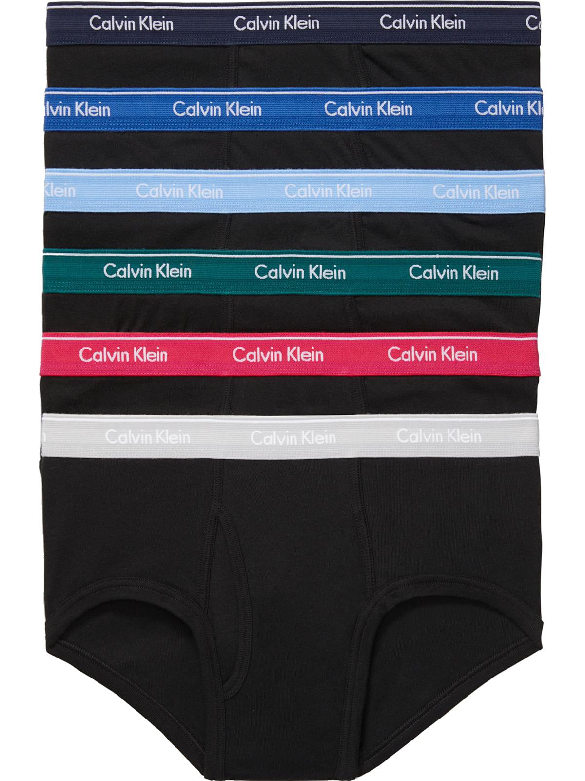 Calvin Klein Mens 6 Pack Classic Fit Briefs 