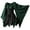 Green with Black, variant on KAWELL Women's Medieval Renaissance Costumes Pirate Corset Dress Women Flare Sleeve Traditional Irish Short Dress