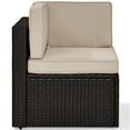 thumbnail image 3 of Crosley Palm Harbor Chaise d'Angle de Patio en Osier, Brun et Sable, 3 of 9