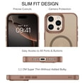 thumbnail image 4 of BENTOBEN Case for iPhone 16 Pro Max Compatible with Mag-Safe 6.9" Metal Frame Slim Tpu Matte Shockproof Protective Cover, 4 of 9