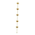 thumbnail image 3 of Cadenas de lluvia de loto para canalones, cadena de lluvia de flor de loto de repuesto, cadena receptora de bajante, desviador de para, 3 of 9