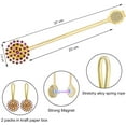 thumbnail image 2 of Crystal Curtain Tiebacks, 2 Pack Star Style Curtain Holdbacks Diamond Clips with Stretchy Wire Rope for Home Office Decoration, 2 of 7