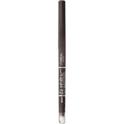 L'Oreal Paris Infallible Never Fail Pencil Eyeliner with Built in Sharpener, Brown, 0.008 oz.