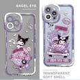 thumbnail image 2 of Case For Apple iPhone 11 13 15 14 Pro Max 12 Mini 7 8 Plus XR X XS SE 6 6S Angel Eye Shell Phone Cover Cute Cartoon Kuromi Funda X04 for iPhone SE 2020, 2 of 6