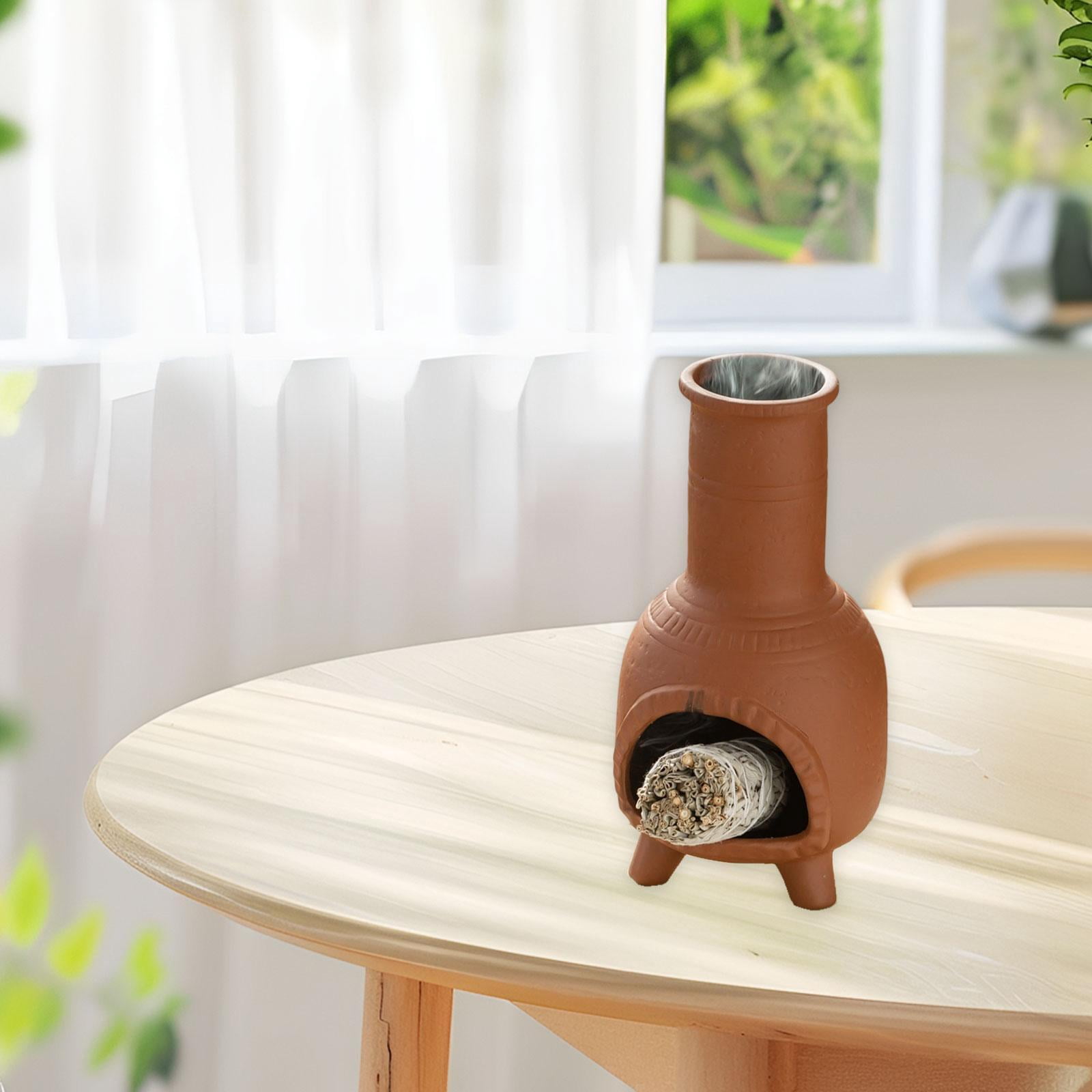Zxpjkyu Incense Burner Palo Santo Holder Sage Bundle Burner Smudge Bowl for Yoga Bedroom