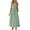 Mint Green, variant on Aboser Womens Summer Wrap Dresses Elegant Spaghetti Strap Cami Dress Trendy Sleeveless Maxi Dresses Beach Vacation Sundress with Pocket
