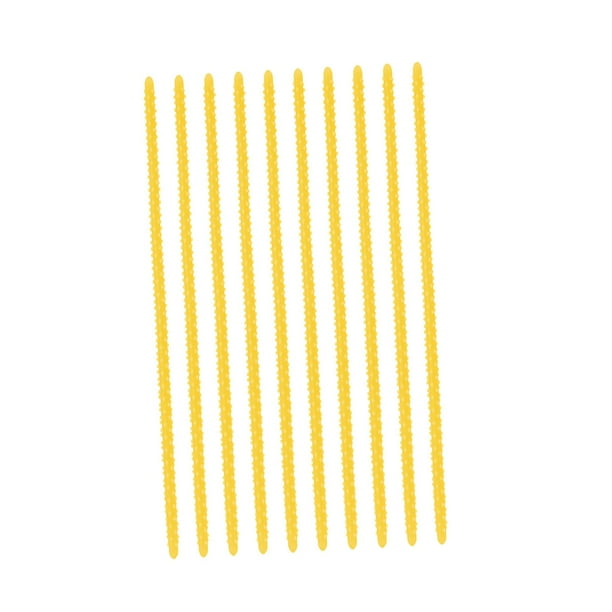 10 Piezas de Barra Permanente para Rizar El Cabello, Varillas para Rizar El Cabello en Espiral, Rizador de Cabello para Barbería, Hogar, Cabello Largo pequeño amarillo