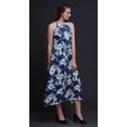 thumbnail image 4 of Bimba Robe Dos Nu Teinture sur Nœuds d'Été pour Fête, Col Licou, Tenue de Plage pour Femmes - Xxx-Grand, 4 of 6