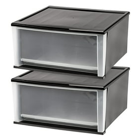 Sterilite 27 Quart Single Box Modular Stacking Storage Drawer