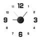 thumbnail image 2 of Kit de pegatinas para reloj de pared grande | Espejo acrílico de 40 cm y esfera de metal | Decoración abstracta para salón, oficina y tienda | Incluye manecillas y mecanismo de cuarzo, 2 of 4
