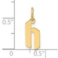 thumbnail image 4 of Finest Gold 14K Lowercase Letter H Initial Pendant, 4 of 4