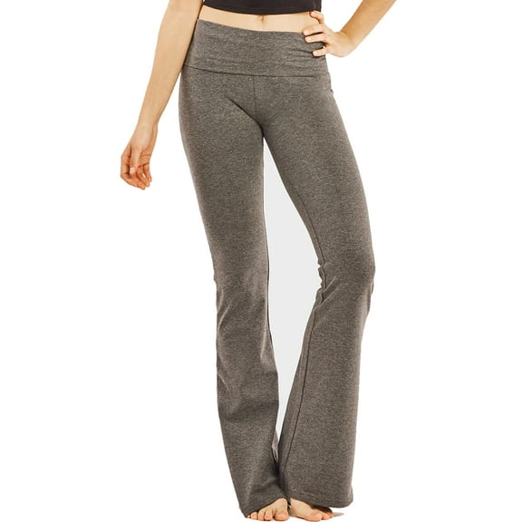 LAVRA Women's Bootcut Yoga Pants High Waisted Cotton Stretch Flare Leg