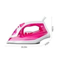 thumbnail image 3 of PATLOLAV Professional Grade 2200W Steam Iron for Clothes with Rapid Even Heat Scratch Resistant Stainless Steel Sole Plate, True Position Axial Aligned Steam Holes, Self-Cleaning Function, 3 of 5