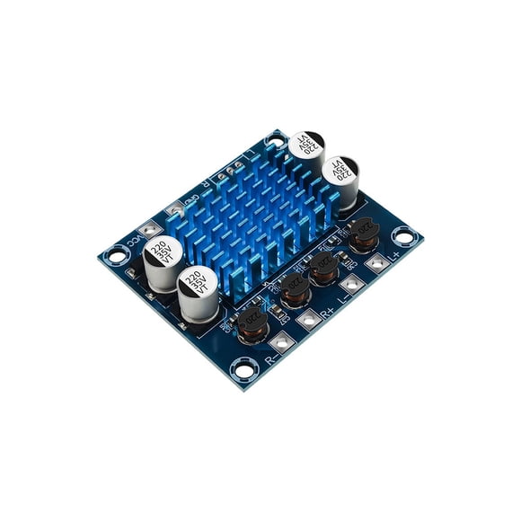 Sidaley Placa de amplificador de potencia Digital de doble canal, reemplazo de placa de amplificador de sonido estéreo de amplio rango, Cables de audio/vídeo