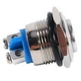 thumbnail image 6 of SPRING PARK 12V 16mm Waterproof Car Vehicle Metal Momentary Push Button ON/OFF Horn Switch, 6 of 6