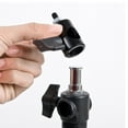 thumbnail image 3 of Lightweight Light Stand Adapter,  3/8in Light Stand Adapter, Black For Threadless Light Stand Photography Accessory, 3 of 8