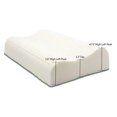 Organic Textiles Organic Latex Contour Pillow for Neck Pain Standard
