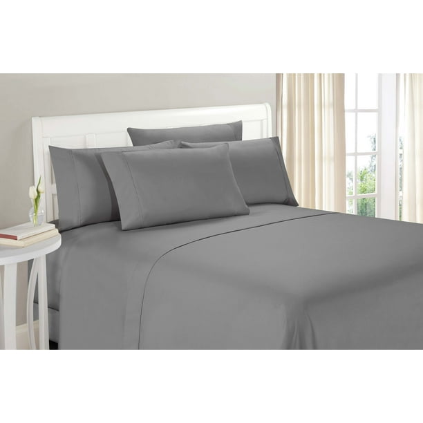 Unique Home Solid Clearance Bed Sheets Brushed Microfiber Wrinkle Free