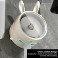 thumbnail image 3 of Cute  Wall Mounted Toilet Paper Holder Transparent Roll Paper Storage Dispenser Box, 3 of 8