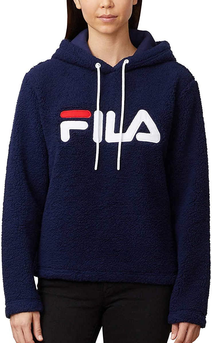 Baby blue fila hoodie deals