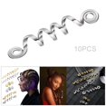 thumbnail image 6 of Vikings Spiral hair Beads Y hair Braid Rings Metal Vikings Beads Beard Jewelry for Bracelets DIY Men - , Medium 10pcs, 6 of 8