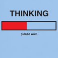 thumbnail image 3 of CafePress - Thinking Please Wait... T Shirt - Men's Classic Graphic T-Shirt, 3 of 4