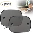 thumbnail image 1 of Car Window Shade for Baby, 2 Pack Cartoon Semi-Transparent Car Sun Shade Baby for Side Window, 1 of 6