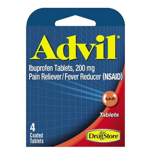 (Price/Case)Advil 97002 Lil Drug Store Products Trial Advil, 4 Count, 6 per case