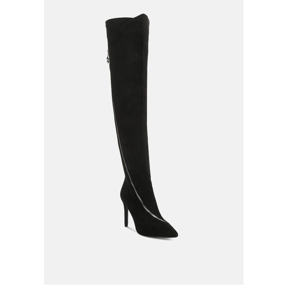 TSARINA Black Zip Around Long Boot