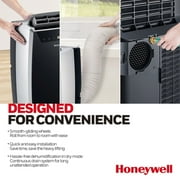 Honeywell Portable 9000 BTU (14000 BTU ASHRAE) 115V Air Conditioner w Heat Pump, Cools & Heats Rooms Up to 700 Sq. ft.,MN4HFS9