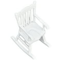 thumbnail image 1 of Presidente 1:12 Silla De Muñeca Silla De Madera Casa Miniatura Scheding Scheding White Mini Dollhouse Muebles, 1 of 7