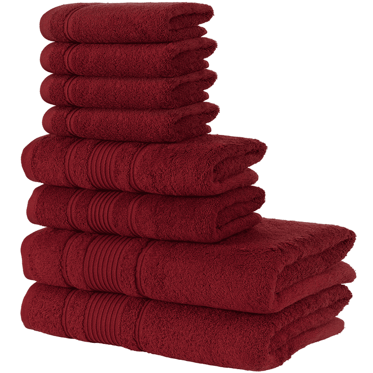 Solid Color Cotton Towels Set, With 2 Bath Towels 2 Hand Towels 4  Washcloths, Premium Bath Towels Set, Highly Absorbent Quick Drying Towels,  Perfect For Daily Use, Bathroom Supplies - Temu