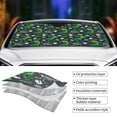 thumbnail image 4 of Kdxio Dinosaur and Bone Print Front Windshield Sun Shade,Folding Auto Sunshade for Car Truck SUV-Medium, 4 of 7