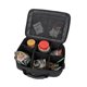 thumbnail image 3 of Bolsa de pesca para exterior, caja de almacenamiento de línea de cebo de pesca grande, bolsa de mensajero de mano resistente al agua, suministros portátiles de pesca al aire libre, negro Feliz Sencillez, 3 of 5