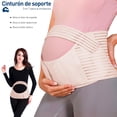 thumbnail image 4 of Faja de Embarazo Bluelander Soporte Transpirable para Cintura y Abdomen Cinturón Maternidad Talla XL, 4 of 5