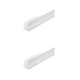 thumbnail image 2 of Soporte para extensiones de cabello Kenally Acrílico conveniente colgador manos libres blanco 2Conjunto, 2 of 6
