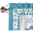 thumbnail image 3 of Rdsfhsp Happy Easter Gnome Valance Curtain for Window, Dwarf Colored Eggs Carrots Rod Pocket Kitchen Valances Short Curtain Panel, Windows Treatment Drapes for Bedroom Living Room Kitchen, 3 of 5