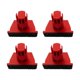 thumbnail image 1 of 4 piezas Banco de carpintería Bench Dogs Bench Bench Dog Clamp Kits de herramientas de sujeción de accesorios para posicionar la carpintería de la, 1 of 8