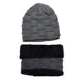 thumbnail image 3 of Hats for Women Mens Hats Men's Winter Knitted Windproof Hood Scarf Coif Winter Knit Hat Warm Hats for Men, 3 of 9