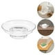 thumbnail image 2 of Jabonera de vidrio esmerilado, soporte redondo para jabón de repuesto para baño, encimeras y fregaderos de cocina, 2 of 6