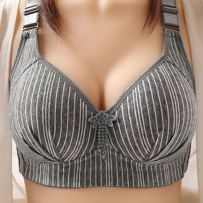 Mrat Clearance Front Closure Bras for Women Printed Push up Mesh