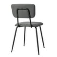 thumbnail image 4 of Tcbosik Modern Padded Dining Chairs Set of 6, Kitchen Chair with Metal Legs, Armless Chair for Home, Easy Assembly, Grey, 4 of 10