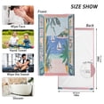 thumbnail image 6 of Yayeee 2 Pack Hand Towels for Bathroom 100% Cotton 16" x 28" Kitchen Towel, Pink Seaside, 6 of 7
