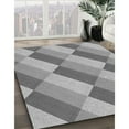 thumbnail image 2 of Ahgly Company Indoor Rectangle Patterned Smokey Gray Area Rugs, 2' x 5', 2 of 6