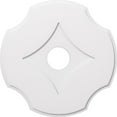 thumbnail image 1 of Ekena Millwork CMP36PL-07000 36 Po OD x 7 Po ID Carré Percival Architecture Grade PVC Contemporain Plafond Médaillon, 1 of 1